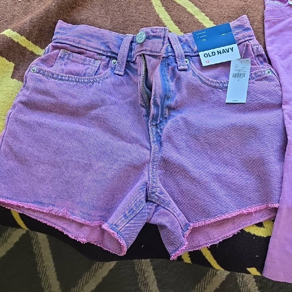 Old Navy Women's Pink Denim Shorts